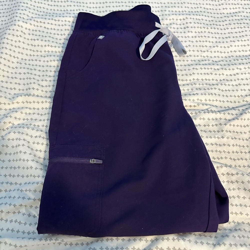 FIGS Purple Jam Zamora Jogger Scrub Pants | Size L | EUC | Tag Cut | PR008